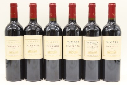 (1) 2018-2023 Te Mata Estate Coleraine Vertical Collection, Hawke's Bay, 6 Bottles Sold as One Lot