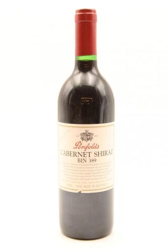 (1) 1996 Penfolds Bin 389 Cabernet Shiraz, South Australia [JR17.5] [BC95] [JO97]