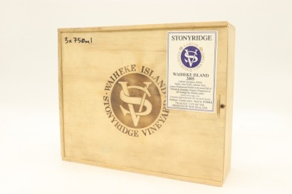 (3) 2005 Stonyridge Vineyard Larose, Waiheke Island (OWC)