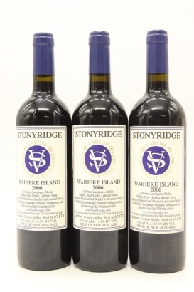 (3) 2006 Stonyridge Vineyard Larose, Waiheke Island