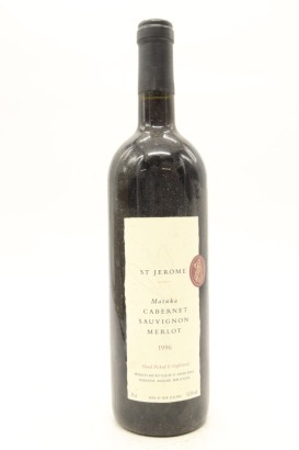 (1) 1996 St. Jerome 'Matuka' Cabernet Sauvignon - Merlot, Henderso