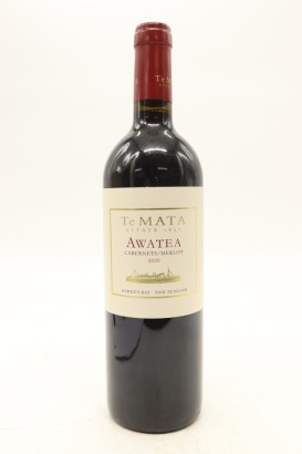 (1) 2020 Te Mata Estate 'Awatea' Cabernets - Merlot, Hawke's Bay