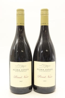 (2) 2007 Alana Estate Pinot Noir, Martinborough