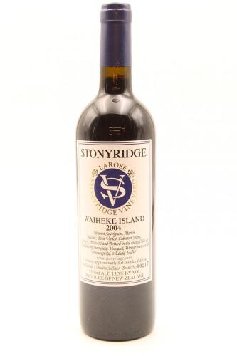 (1) 2004 Stonyridge Vineyard Larose, Waiheke Island