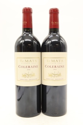 (2) 2018 Te Mata Estate Coleraine, Hawke's Bay