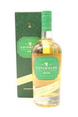 (1) Cotswolds Distillery Peated Cask Single Malt Whisky, 60.4% ABV (GB)