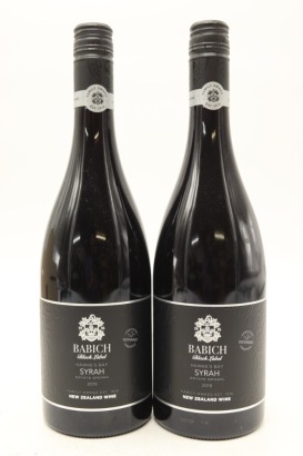 (2) 2019 Babich Wines Black Label Syrah, Hawke's Bay