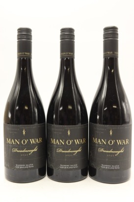 (3) 2022 Man O' War Dreadnought Syrah, Waiheke Island