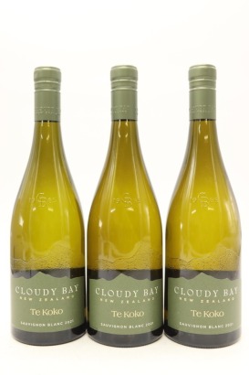 (3) 2021 Cloudy Bay Te Koko Sauvignon Blanc, Marlborough