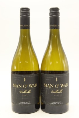 (2) 2023 Man O' War Valhalla Chardonnay, Waiheke Island