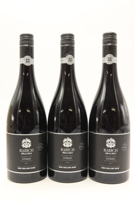 (3) 2019 Babich Wines Black Label Syrah, Hawke's Bay