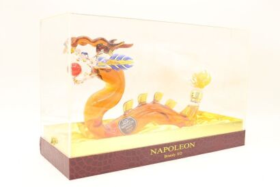 (1) Glass Dragon Napoleon X.O. Brandy, France, 40% ABV, 750ml (GB)