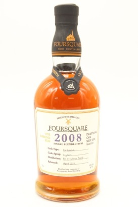 (1) 2008 Foursquare Rum Distillery 'Vintage' 12 Year Old Single Blended Rum, Barbados, 60% ABV