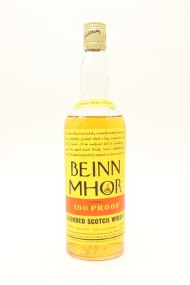 (1) Benmore Distilleries Beinn Mhor 100 Proof Blended Scotch Whisky, Scotland, 57% ABV, Circa. 1960s