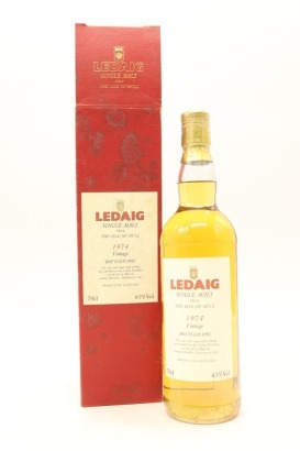(1) 1974 Vintage Ledaig (Tobermory) Bottled 1992, Isle of Mull, 43% ABV (GB)