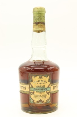 (1) Carmel Oriental Herbal Liqueur Krauter Chartreuse, Israel, Circa. 1980's