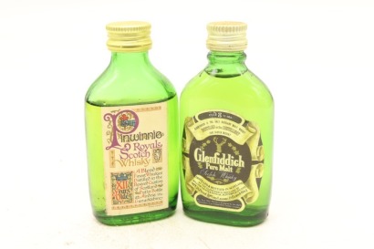 (1) Scotch Whisky Miniatures, 2 Bottles Sold as One Lot