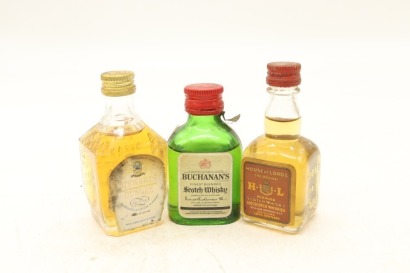 (1) Blended Scotch Whisky Miniatures, 3 Bottles Sold as One Lot