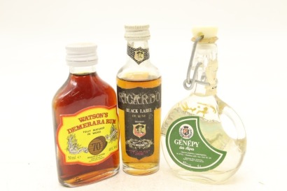 (1) Mixed Miniatures, 3 Bottles Sold as One Lot