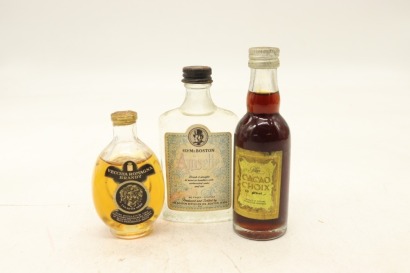 (1) Mixed Miniatures, 3 Bottles Sold as One Lot
