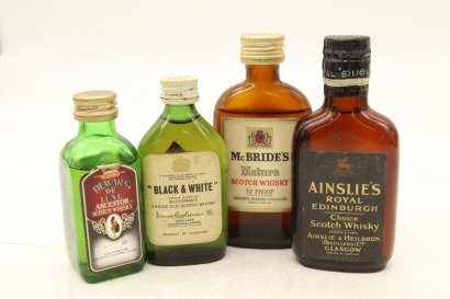 (1) Blended Scotch Whisky Miniatures, 4 Bottles Sold as One Lot