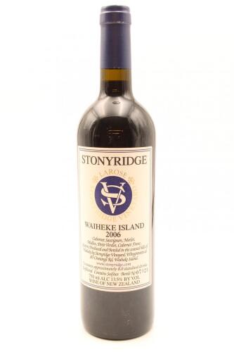 (1) 2006 Stonyridge Vineyard Larose, Waiheke Island