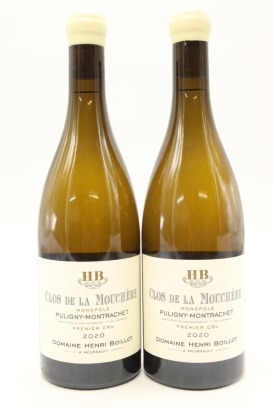 (2) 2020 Domaine Henri Boillot Clos de la Mouchere Monopole, Puligny-Montrachet Premier Cru