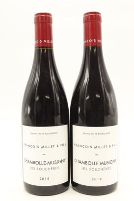 (2) 2018 Francois Millet & Fils Chambolle-Musigny Les Foucheres, Cote de Nuits