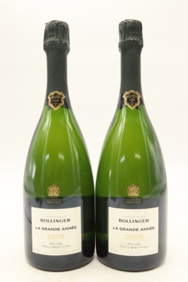 (2) 2008 Bollinger La Grande Annee Brut, Champagne