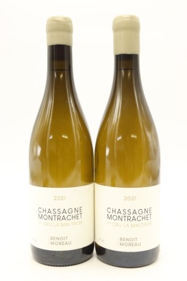 (2) 2021 Benoit Moreau Chassagne-Montrachet, Cote de Beaune