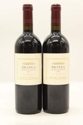 (2) 2009 Te Mata Estate Awatea Cabernets Merlot, Hawke's Bay