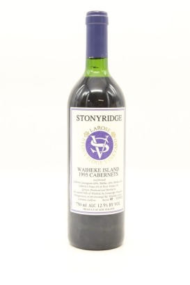 (1) 1995 Stonyridge Vineyard Larose, Waiheke Island