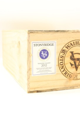 (12) 2012 Stonyridge Vineyard Larose, Waiheke Island (OWC)