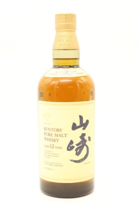 (1) Suntory "Yamazaki" Pure Malt 12 Year Old Single Malt Japanese Whisky, 43% ABV