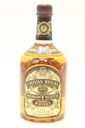 (1) Chivas Regal 12 Year Old Japanese Import Blended Scotch Whisky, 40% ABV