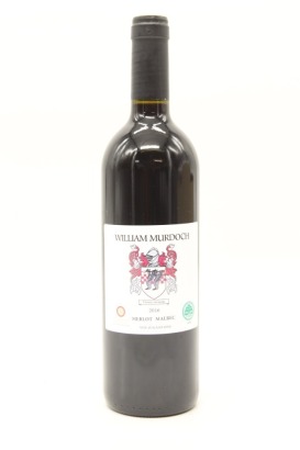 (1) 2016 William Murdoch Wines Organic Merlot - Malbec, Gimblett Gravels