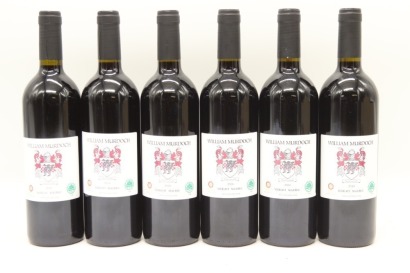 (6) 2016 William Murdoch Wines Organic Merlot - Malbec, Gimblett Gravels