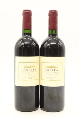 (2) 2000 Te Mata Estate Awatea Cabernet - Merlot, Hawke's Bay