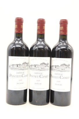 (3) 2008 Chateau Pontet-Canet, Pauillac [JR16]