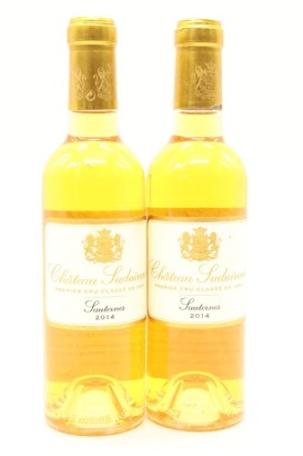 (2) 2014 Chateau Suduiraut, Sauternes, 375ml [JR17]