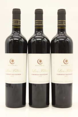(3) 2009 Matariki Les Filles Cabernet Sauvignon, Hawke's Bay