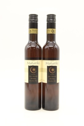 (2) 2009 Matariki Late Harvest Riesling, Hawke's Bay, 375ml