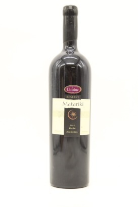 (1) 2000 Matariki Reserve Merlot, Hawke's Bay