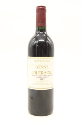 (1) 1987 Te Mata Estate Coleraine, Hawke's Bay
