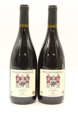 (2) 2015 William Murdoch Wines Syrah, Gimblett Gravels