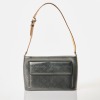 Louis Vuitton, Matte Noir Vernis Leather Allston Shoulder Bag