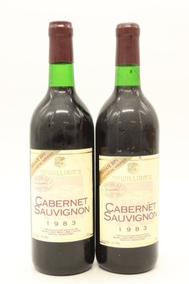 (2) 1983 McWilliam's Cabernet Sauvignon, Hawkes Bay &diams;