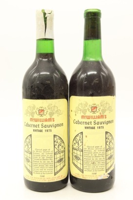 (2) 1975 McWilliam's Cabernet Sauvignon, Hawkes Bay &diams;