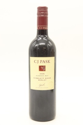 (1) 2006 Pask Gimblett Road Merlot, Hawke's Bay &diams;