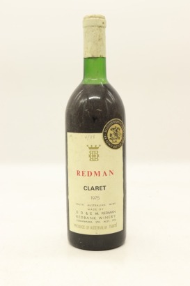 (1) 1975 Redman Claret, Coonawarra, Souh Australia &diams;